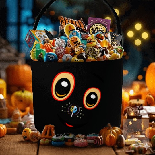 Puppy Astro Pop Fabric Baskets