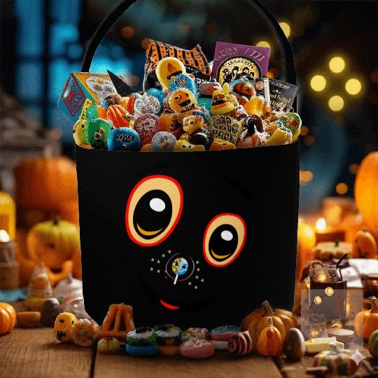 Puppy Astro Pop Fabric Baskets