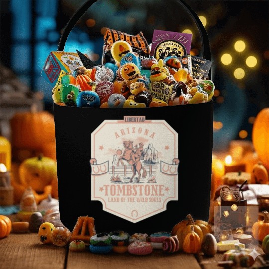 Tombstone Arizonna wild west town Fabric Baskets