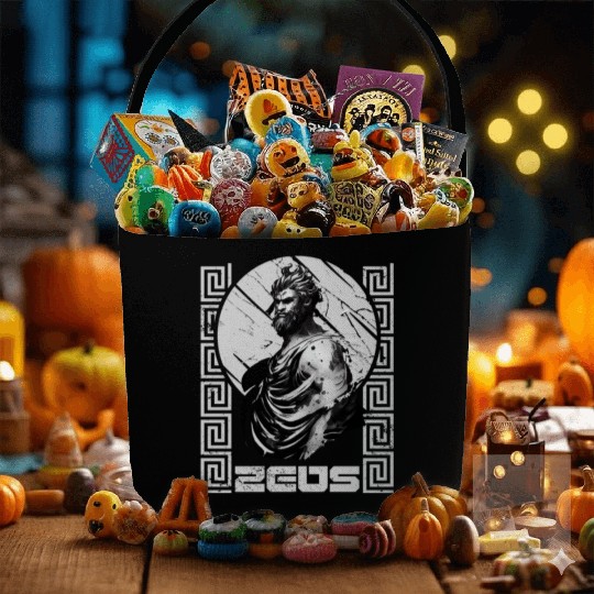 Zeus God Of Thunder Mythology Greek Gods Fabric Baskets