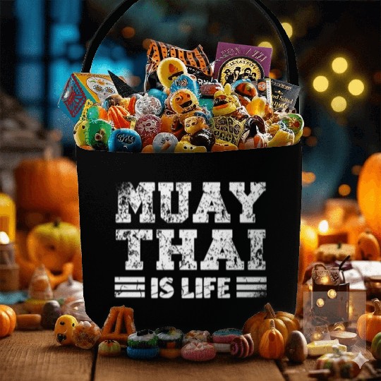 Muay Thai Is Life Martial Arts Martial Artist Fabric Baskets
