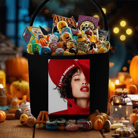 I Love America Fabric Baskets