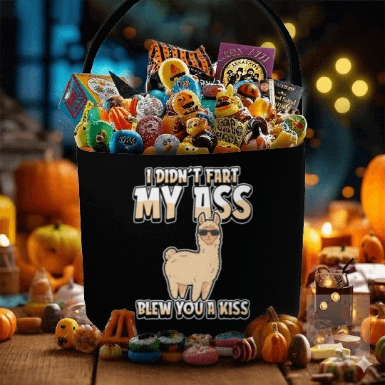 Alpaca Alpaka Humor Fabric Baskets