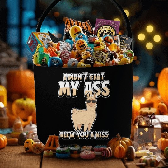 Alpaca Alpaka Humor Fabric Baskets