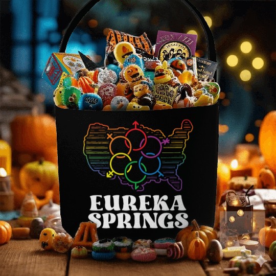 Eureka Springs Pride Flag Pride Month LGBTQ Flag Fabric Baskets