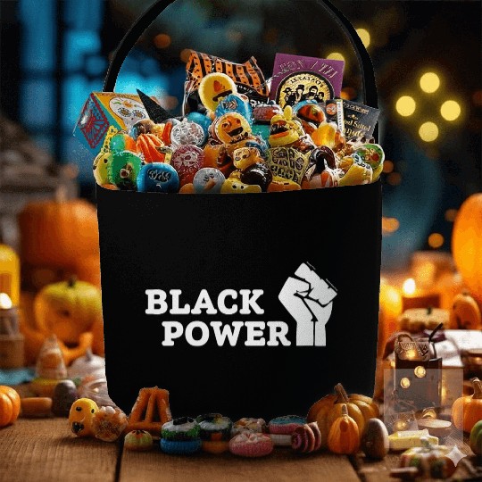 Black Power Fabric Baskets