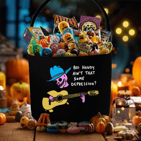 Boi Howdy Ain't That Some Depression? Apparel Fabric Baskets