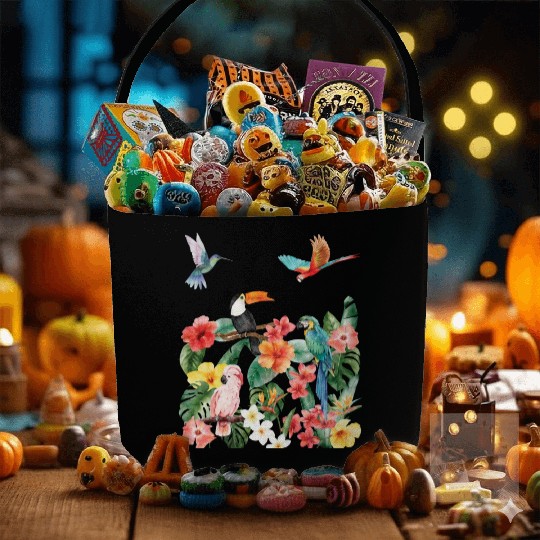 Tropical paradise Fabric Baskets