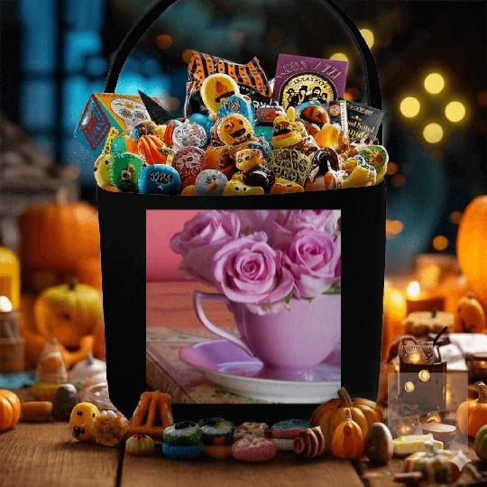 Beautiful Floral print Fabric Baskets