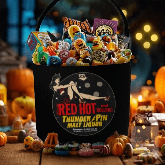 Vintage Bowler Malt Liquor Deluxe Fabric Baskets