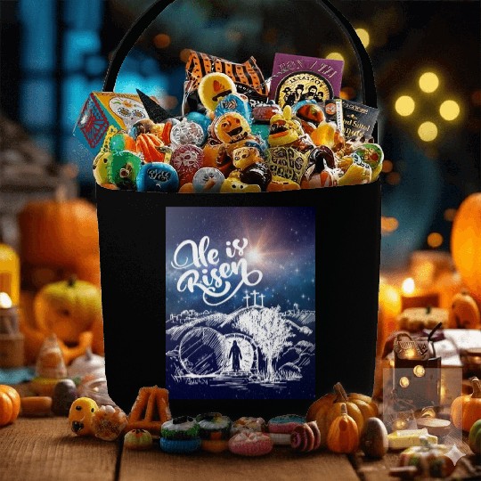 He Is Risen!Jesus,Easter, Bright & Morning Star Fabric Baskets