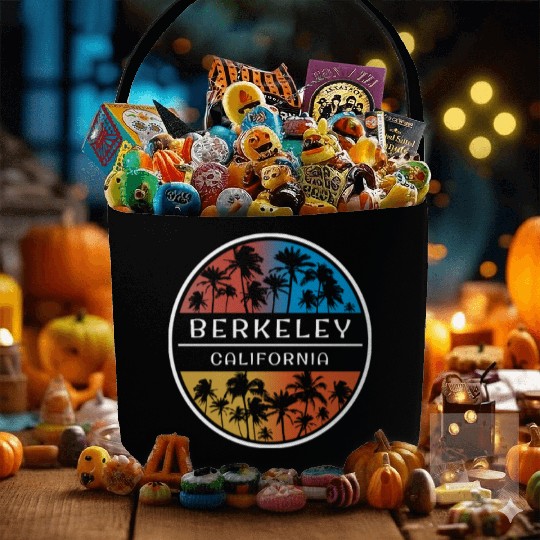 Berkeley California Stylish Vacation Souvenir Fabric Baskets