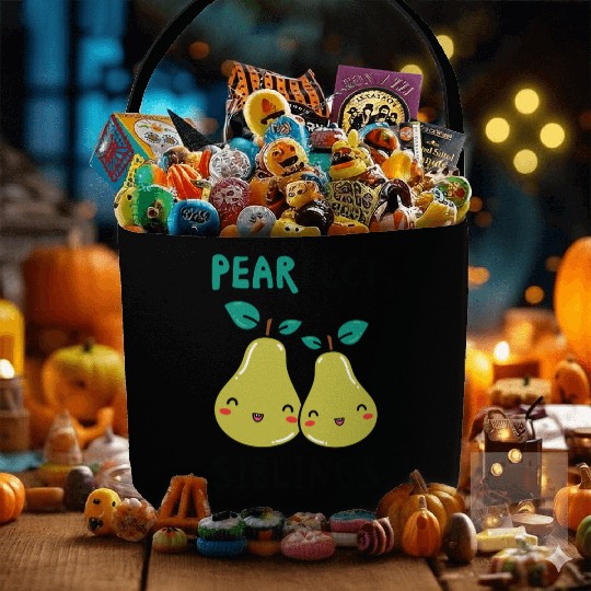 Siblings Pear Fruit Big Brother Sister Goals Fabric Baskets