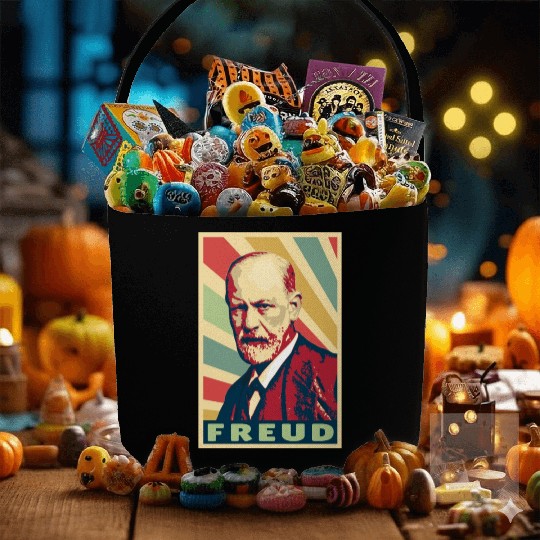 Sigmund Freud Vintage Colors Fabric Baskets