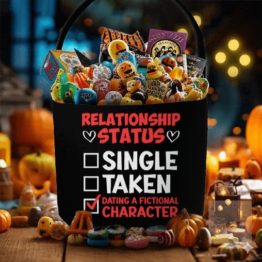 Relationship status dating fictional character Fabric Baskets