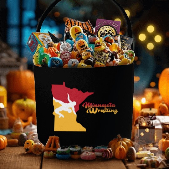 Minnesota Wrestling Fabric Baskets