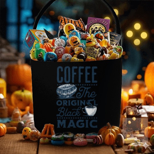 Coffee is the original Black Magic Fabric Baskets