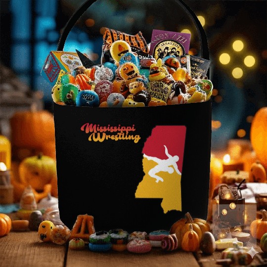 Mississippi Wrestling Fabric Baskets