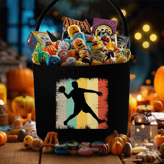 Dodgeball Player Coach Team Sports Vintage Retro Fabric Baskets