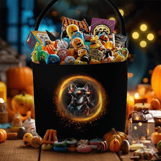 Dogs are Cool But French Bulldogs Rule Funny Fabric Baskets