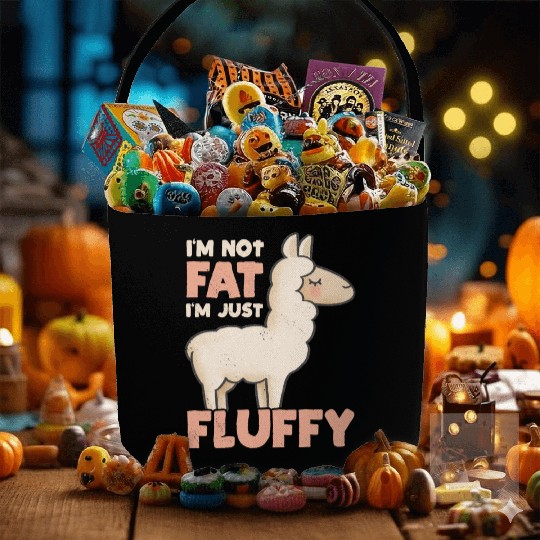 Alpaca Lunch Funny Animals Llama Alpaca Lover Fabric Baskets