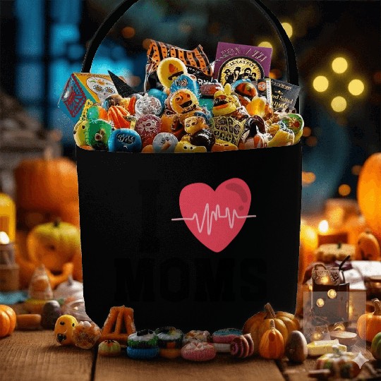 I Love Muscle Mommies Fabric Baskets