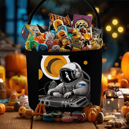 Intricate detailed artwork of astronauts using Fabric Baskets