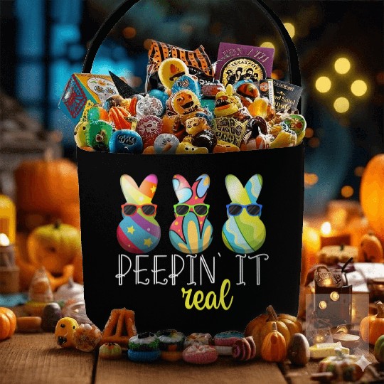 Peepin 39 It Real Happy Easter Bunny Egg Hunt Fabric Baskets