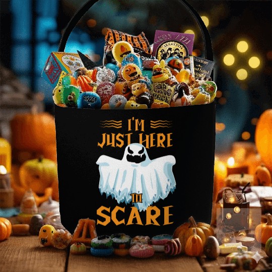 Halloween Paranormal Ghost Hunters Horror Fans Fabric Baskets