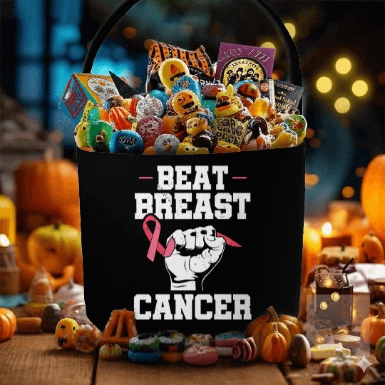 Beat Breast Cancer Advocacy Breast Cancer Fabric Baskets