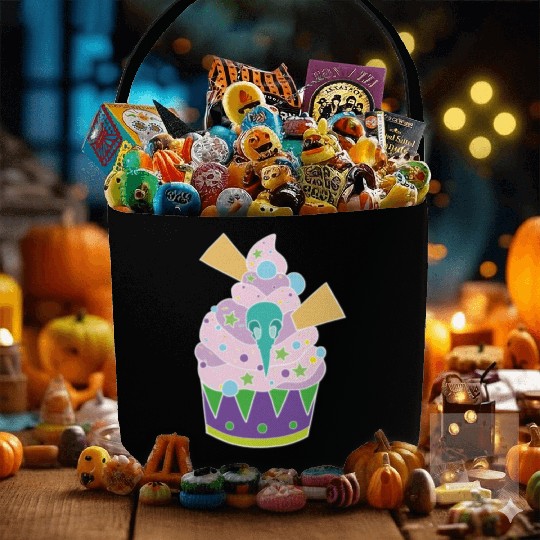 Cupcake Graveyard Fabric Baskets