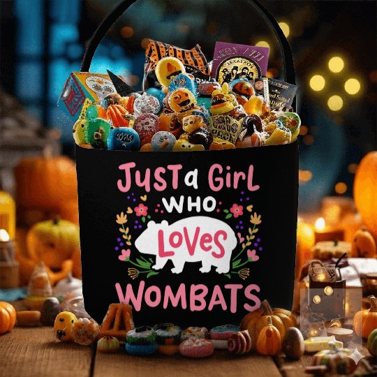 Wombat Australian Wombat Lover Fabric Baskets