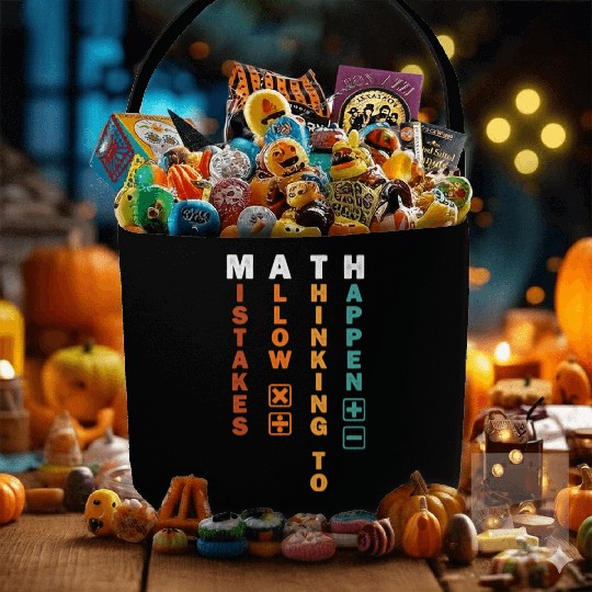 Math Teacher Math Symbols Student Equation Fabric Baskets