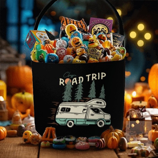 Classic Road Trip Fabric Baskets