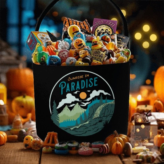 Sunrise in Paradise Fabric Baskets