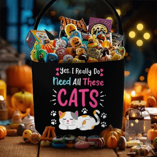 Cats Cat Owner Cat Lover Fabric Baskets