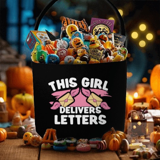 Postal Worker Mail Lady Mail Carrier Postal Fabric Baskets