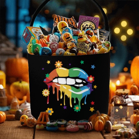 Gay Rights Rainbow Pride LGBTQ Gay Pride Parade Fabric Baskets