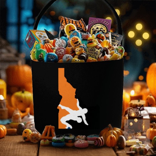 Idaho Wrestling (State Colors) Fabric Baskets