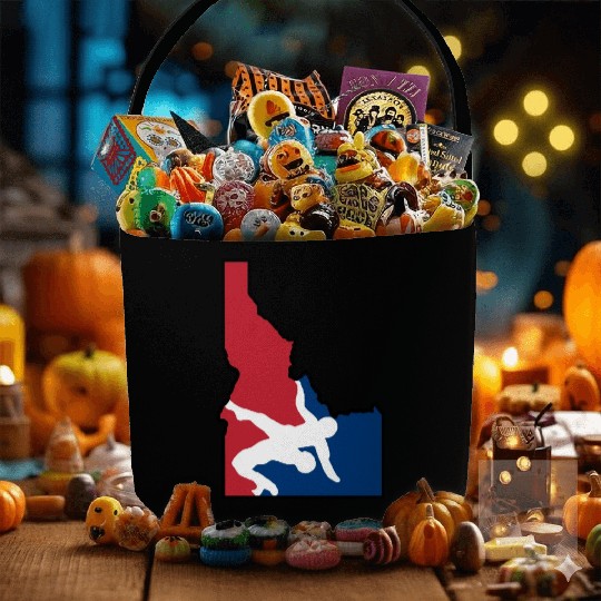 Idaho Wrestling (USA Colors) Fabric Baskets