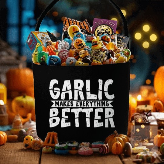 Garlic Garlic Lover Cooking Fabric Baskets