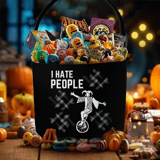 I Hate People Fabric Baskets