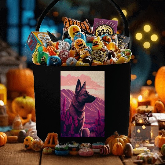 Belgian Malinois Nature Fabric Baskets