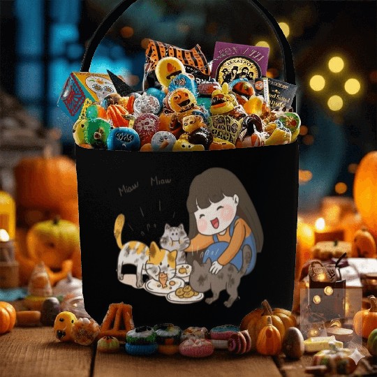 Crazy Cat Lady is My Destiny Fabric Baskets