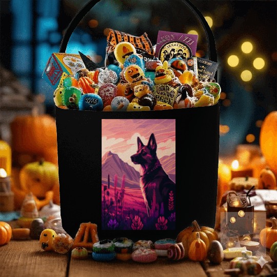 Belgian Malinois Nature Fabric Baskets