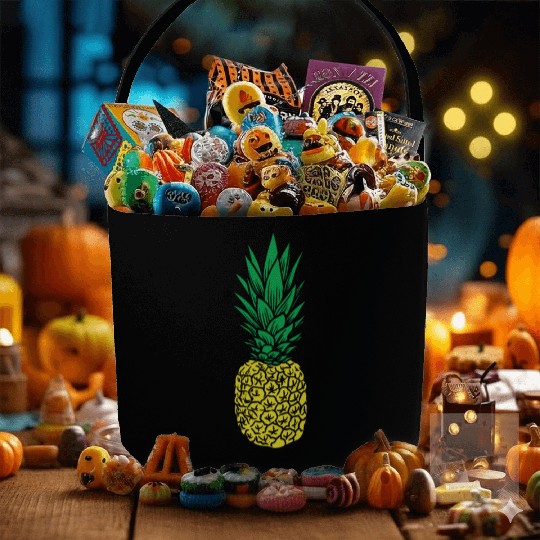 Pineapple tropical sweet Fruit Fabric Baskets