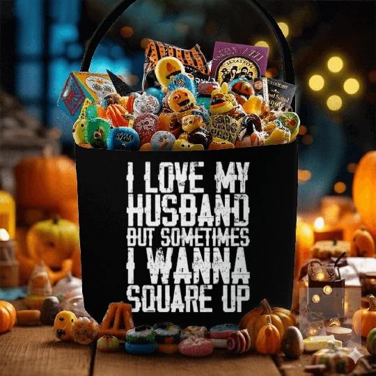 I Love My Husband But Sometimes I Wanna Square Up3 Fabric Baskets