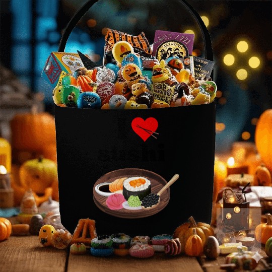 I Love Sushi Gifts For Sushi Lovers Fabric Baskets