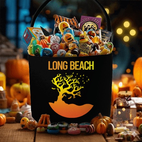 Neon Tree Art Long Beach 70s Fabric Baskets