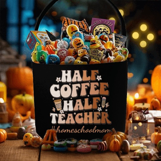 HALF COFFEE CHALE! TEACHER #homeschoolmom Fabric Baskets